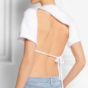 Marques' Almeida backless top size medium